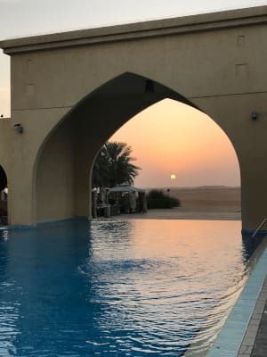 Coucher de soleil Abu Dhabi